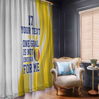 Custom Romania Football With Eagle Mascot Window Curtain Sporty Style