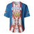 Personalized Serbia Coat of Arms Baseball Jersey The Serbian Eagle and Serbian cross