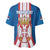 Personalized Serbia Coat of Arms Baseball Jersey The Serbian Eagle and Serbian cross