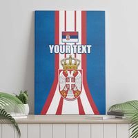 Personalized Serbia Coat of Arms Canvas Wall Art The Serbian Eagle and Serbian cross