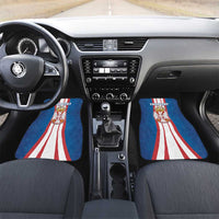 Personalized Serbia Coat of Arms Car Mats The Serbian Eagle and Serbian cross