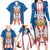 Personalized Serbia Coat of Arms Family Matching Long Sleeve Bodycon Dress and Hawaiian Shirt The Serbian Eagle and Serbian cross