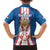 Personalized Serbia Coat of Arms Family Matching Off Shoulder Maxi Dress and Hawaiian Shirt The Serbian Eagle and Serbian cross
