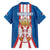 Personalized Serbia Coat of Arms Family Matching Off Shoulder Maxi Dress and Hawaiian Shirt The Serbian Eagle and Serbian cross