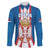 Personalized Serbia Coat of Arms Family Matching Puletasi and Hawaiian Shirt The Serbian Eagle and Serbian cross