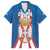 Personalized Serbia Coat of Arms Family Matching Short Sleeve Bodycon Dress and Hawaiian Shirt The Serbian Eagle and Serbian cross