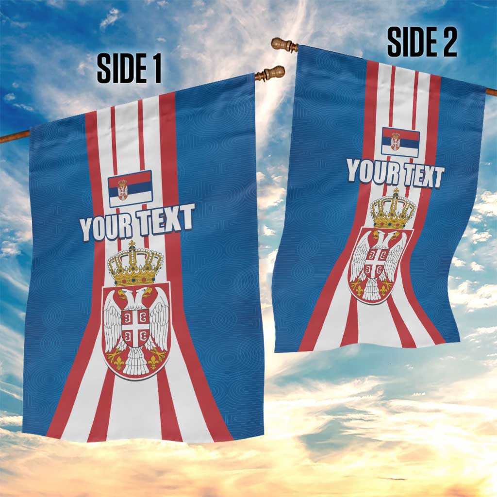 Personalized Serbia Coat of Arms Garden Flag The Serbian Eagle and Serbian cross