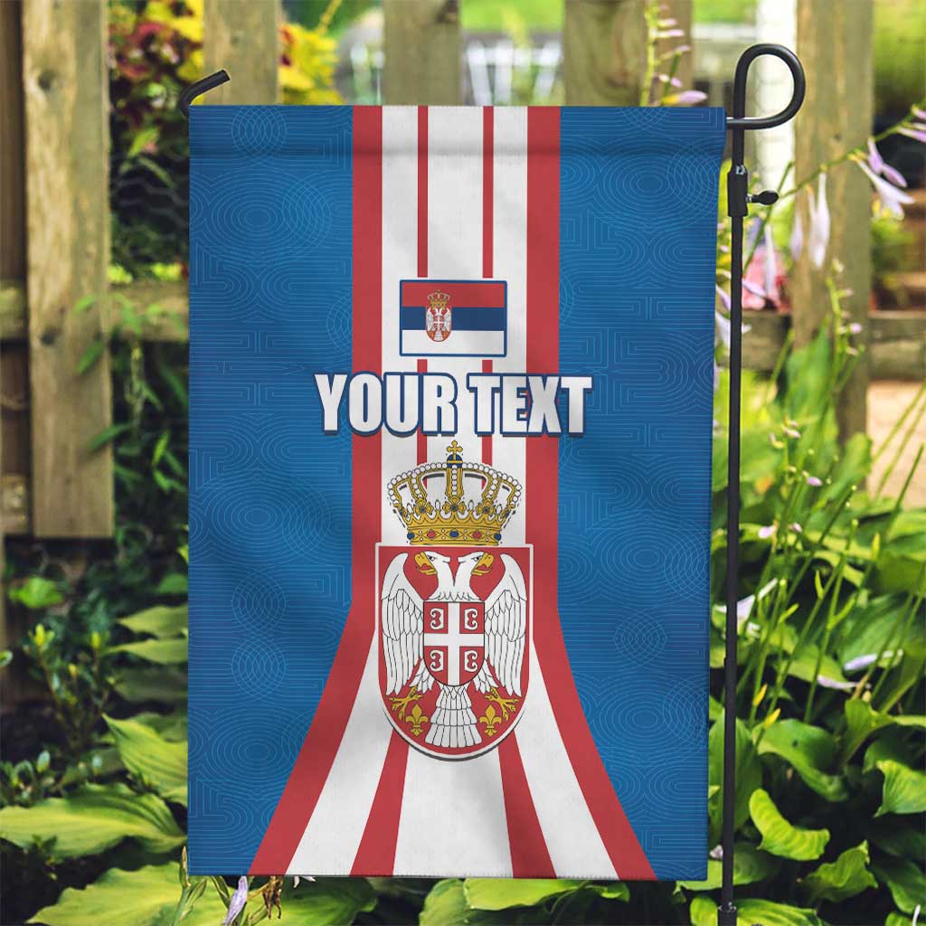 Personalized Serbia Coat of Arms Garden Flag The Serbian Eagle and Serbian cross