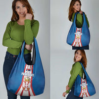 Personalized Serbia Coat of Arms Grocery Bag The Serbian Eagle and Serbian cross