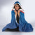Personalized Serbia Coat of Arms Hooded Blanket The Serbian Eagle and Serbian cross