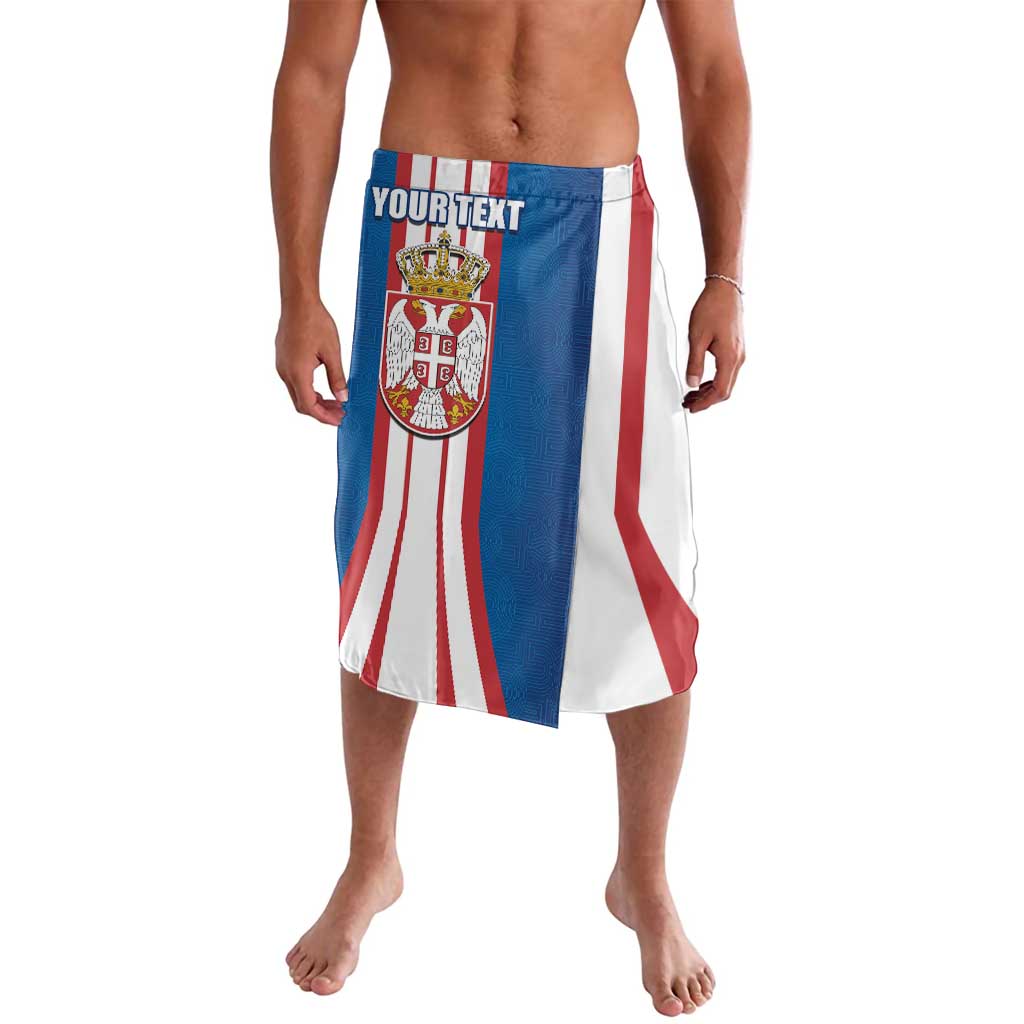 Personalized Serbia Coat of Arms Lavalava The Serbian Eagle and Serbian cross