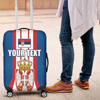 Personalized Serbia Coat of Arms Luggage Cover The Serbian Eagle and Serbian cross