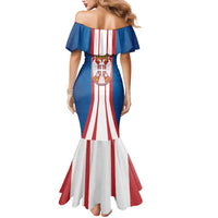 Personalized Serbia Coat of Arms Mermaid Dress The Serbian Eagle and Serbian cross