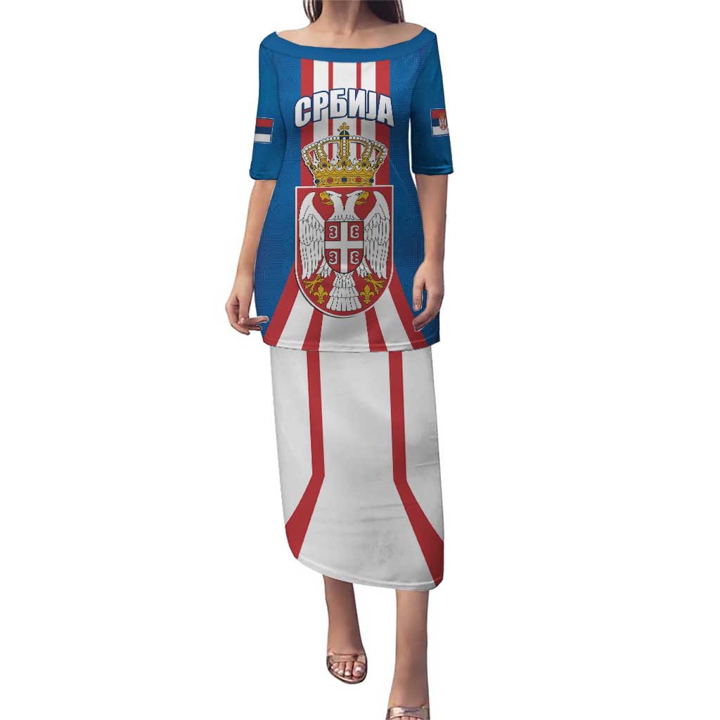 Personalized Serbia Coat of Arms Puletasi The Serbian Eagle and Serbian cross