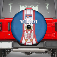Personalized Serbia Coat of Arms Spare Tire Cover The Serbian Eagle and Serbian cross