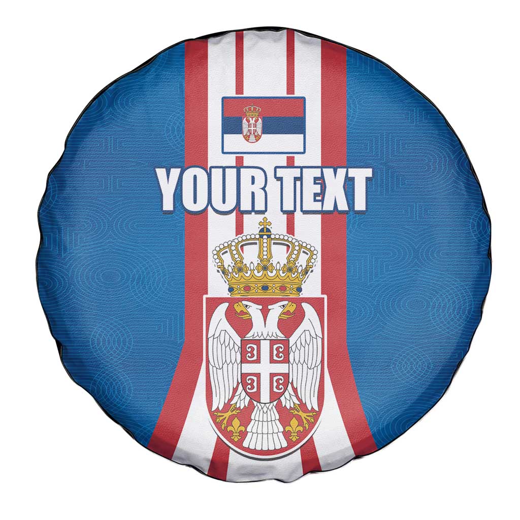 Personalized Serbia Coat of Arms Spare Tire Cover The Serbian Eagle and Serbian cross