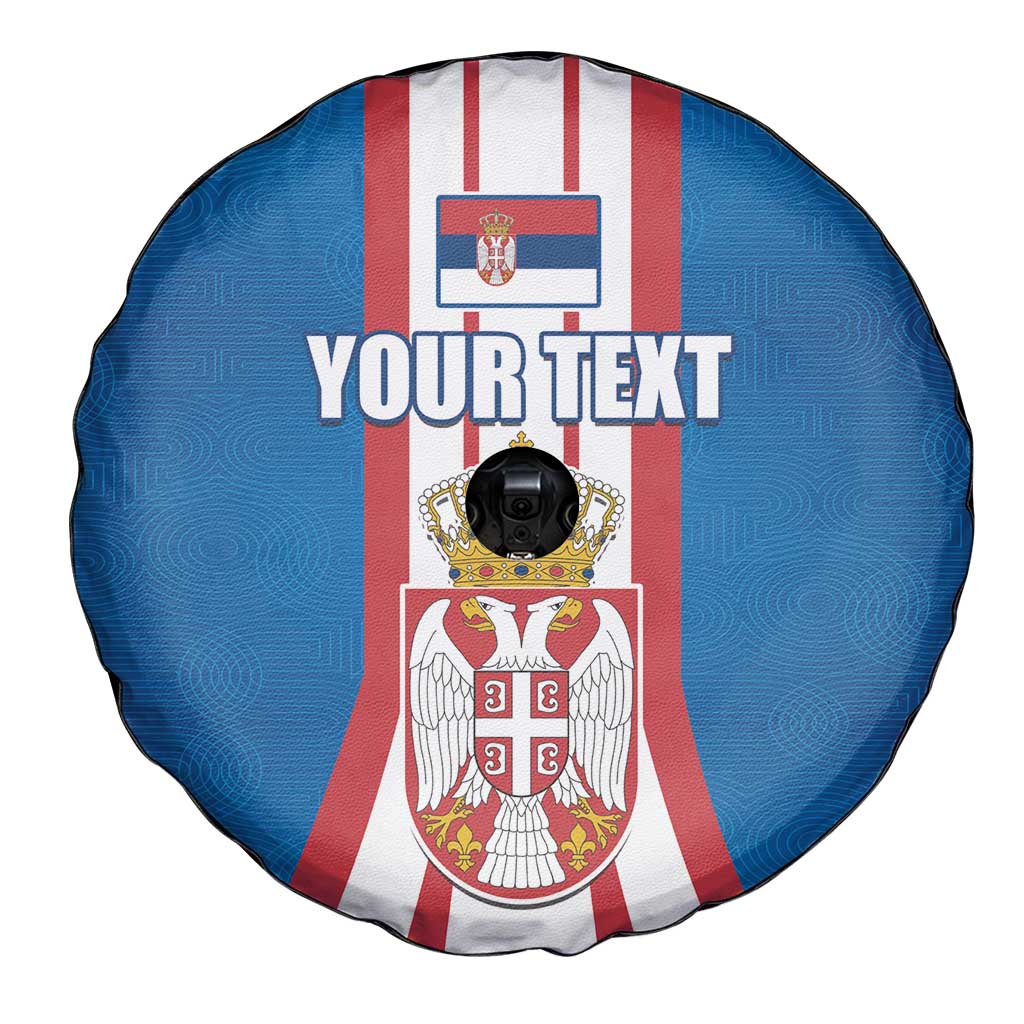 Personalized Serbia Coat of Arms Spare Tire Cover The Serbian Eagle and Serbian cross