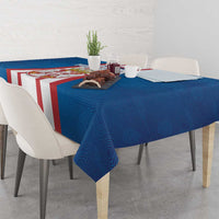 Personalized Serbia Coat of Arms Tablecloth The Serbian Eagle and Serbian cross