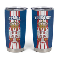 Personalized Serbia Coat of Arms Tumbler Cup The Serbian Eagle and Serbian cross