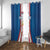 Personalized Serbia Coat of Arms Window Curtain The Serbian Eagle and Serbian cross