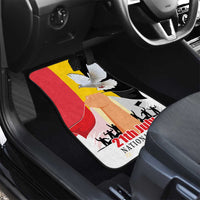 Belgian National Day Car Mats 21th July Flag with Dove