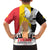 Belgian National Day Family Matching Summer Maxi Dress and Hawaiian Shirt 21th July Flag with Dove