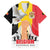 Belgian National Day Family Matching Summer Maxi Dress and Hawaiian Shirt 21th July Flag with Dove