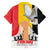 Belgian National Day Family Matching Summer Maxi Dress and Hawaiian Shirt 21th July Flag with Dove