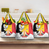 Belgian National Day Grocery Bag 21th July Flag with Dove