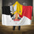 Belgian National Day Hooded Blanket 21th July Flag with Dove