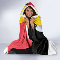 Belgian National Day Hooded Blanket 21th July Flag with Dove