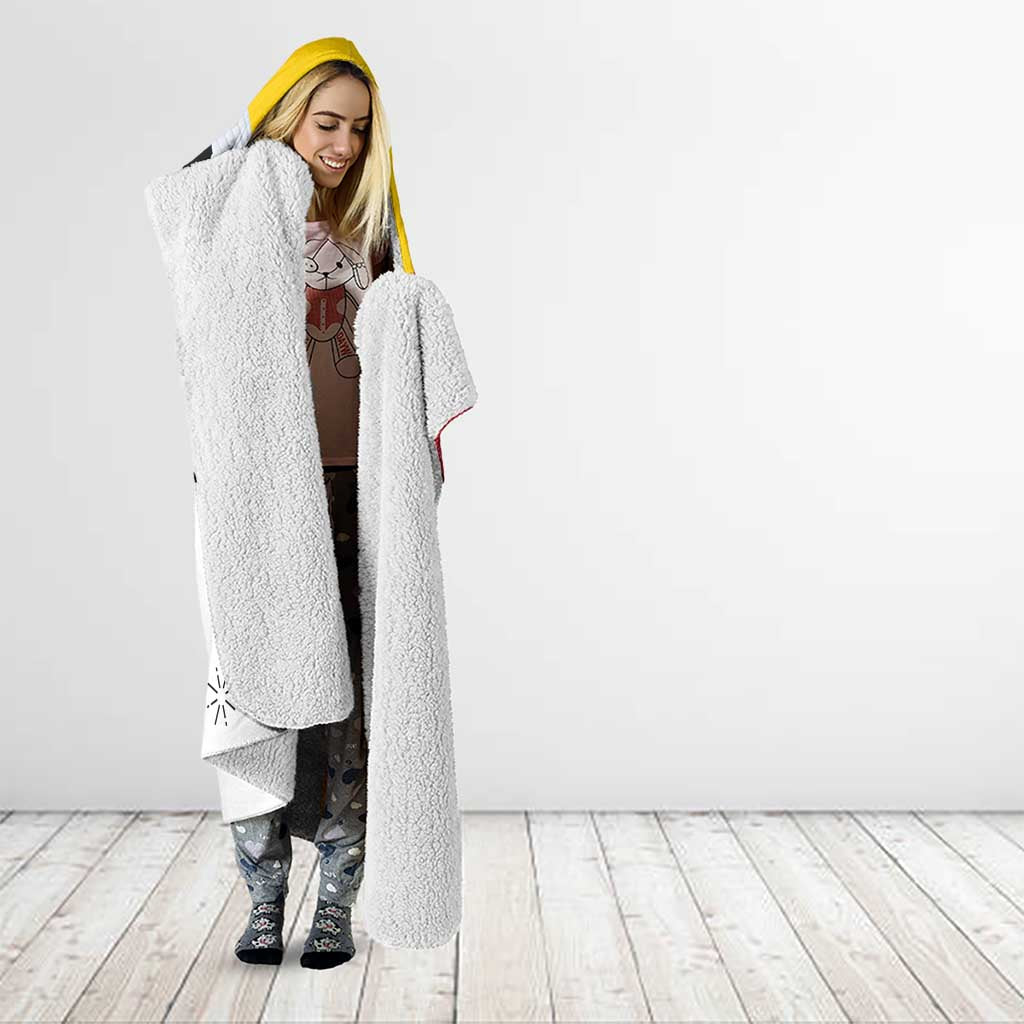 Belgian National Day Hooded Blanket 21th July Flag with Dove