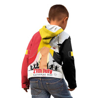 Belgian National Day Kid Hoodie 21th July Flag with Dove