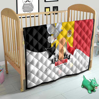 Belgian National Day Quilt 21th July Flag with Dove