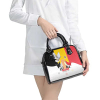 Belgian National Day Shoulder Handbag 21th July Flag with Dove