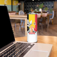 Belgian National Day Skinny Tumbler 21th July Flag with Dove