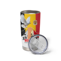 Belgian National Day Tumbler Cup 21th July Flag with Dove