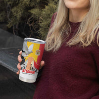 Belgian National Day Tumbler Cup 21th July Flag with Dove