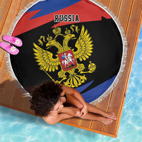 Russia Coat of Arms Beach Blanket Russian Eagle Two Heads Simple Style LT17 - Wonder Print Shop