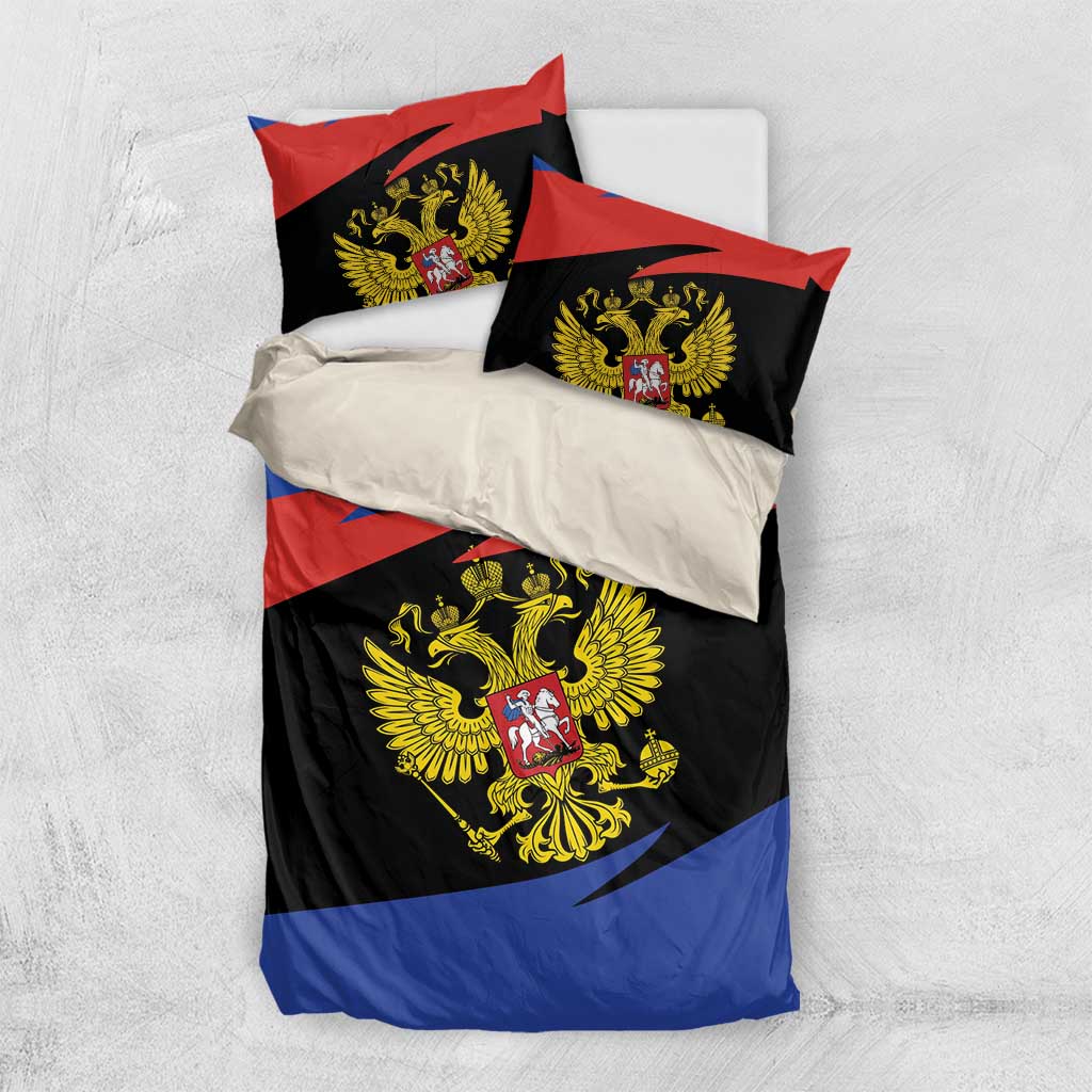 Russia Coat of Arms Bedding Set Russian Eagle Two Heads Simple Style LT17 - Wonder Print Shop