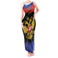 Russia Coat of Arms Tank Maxi Dress Russian Eagle Two Heads Simple Style LT17 - Wonder Print Shop