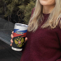 Russia Coat of Arms Tumbler Cup Russian Eagle Two Heads Simple Style LT17 - Wonder Print Shop