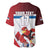 Custom Serbia Football Baseball Jersey Sporty Style with Eagle Mascot