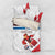 Custom Serbia Football Bedding Set Sporty Style with Eagle Mascot