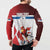 Custom Serbia Football Button Sweatshirt Sporty Style with Eagle Mascot