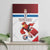 Custom Serbia Football Canvas Wall Art Sporty Style with Eagle Mascot