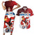 Custom Serbia Football Couples Matching Short Sleeve Bodycon Dress and Hawaiian Shirt Sporty Style with Eagle Mascot