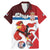 Custom Serbia Football Family Matching Mermaid Dress and Hawaiian Shirt Sporty Style with Eagle Mascot