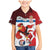 Custom Serbia Football Family Matching Mermaid Dress and Hawaiian Shirt Sporty Style with Eagle Mascot
