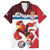 Custom Serbia Football Family Matching Puletasi and Hawaiian Shirt Sporty Style with Eagle Mascot